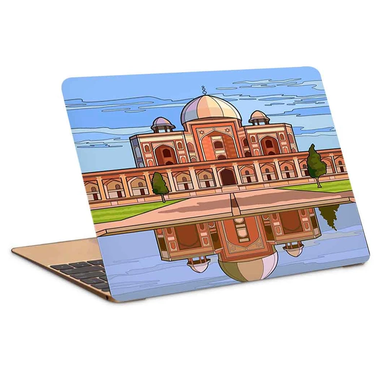 استیکر لپ تاپ طرح نقاشی تاج محل مدل P-263 مناسب برای لپ تاپ 15.6 اینچ 