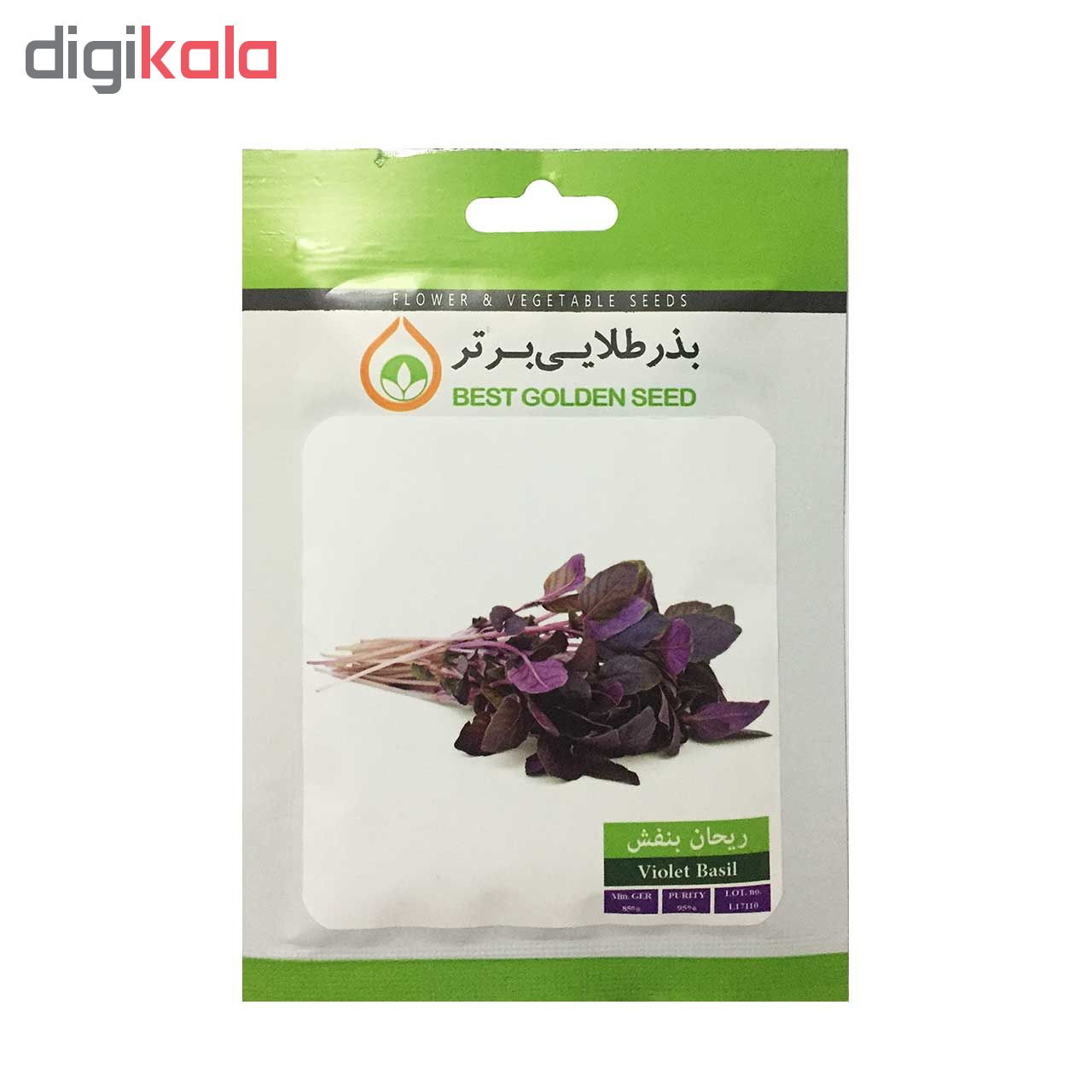 بذر سبزی خوراکی بذر طلایی برتر کد P-S-BZT-08 مجموعه 8 عددی