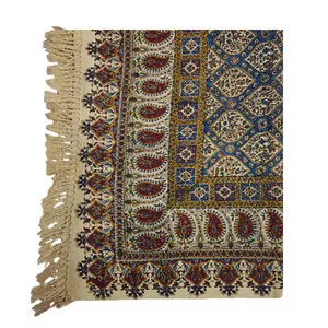 رومیزی قلمکار مدل خشتی