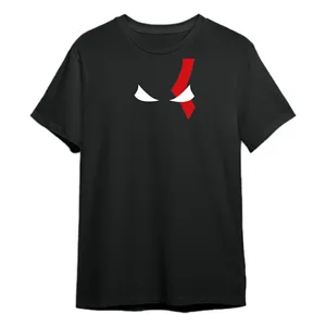 تی شرت آستین کوتاه زنانه مدل God of war کد M15 رنگ مشکی