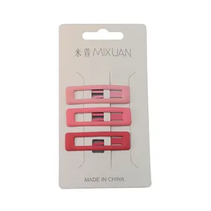 گیره مو زنانه مدل تق تقی رنگین کمان مجموعه 3 عددی