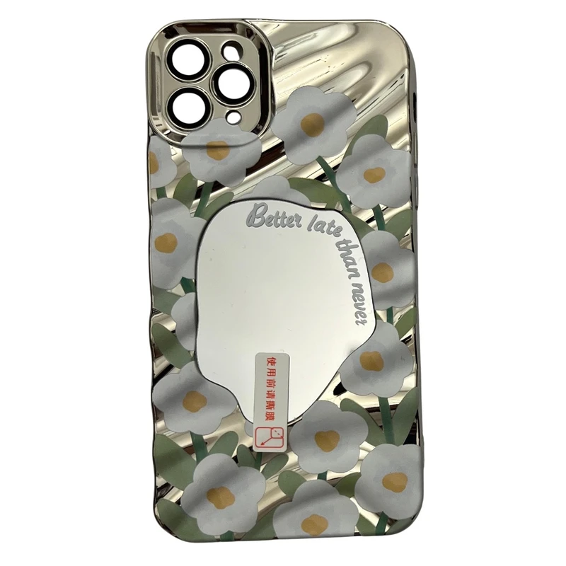 کاور مدل آینه ای طرح گل نرگس کد 657 مناسب برای گوشی موبایل اپل iPhone 11 Pro Max
