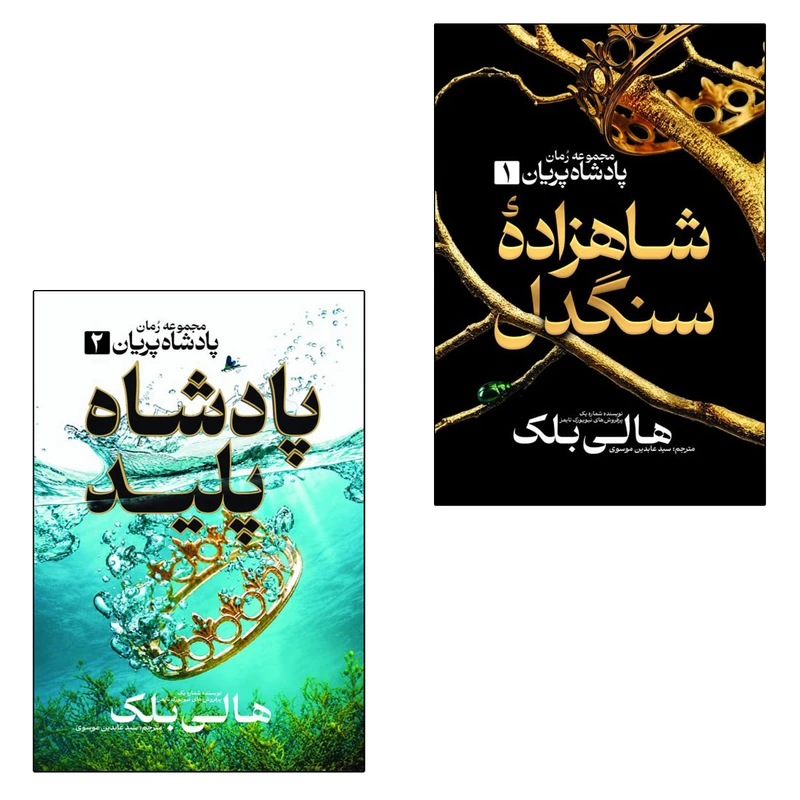 کتاب شاهزاده سنگدل و پادشاه پلید اثر هالی بلک نشر آذربیان ۲ جلدی