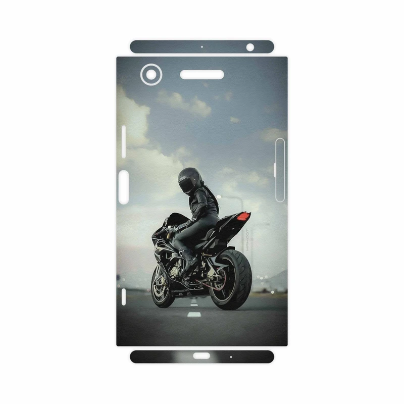 برچسب پوششی ماهوت مدل Motorcycling-FullSkin مناسب برای گوشی موبایل سونی Xperia XZ1