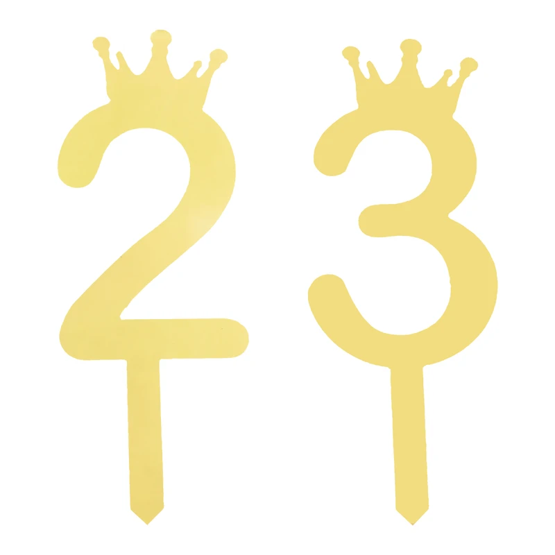 تاپر کیک هانستو مدل عدد 23 کد TPN23 مجموعه 2 عددی