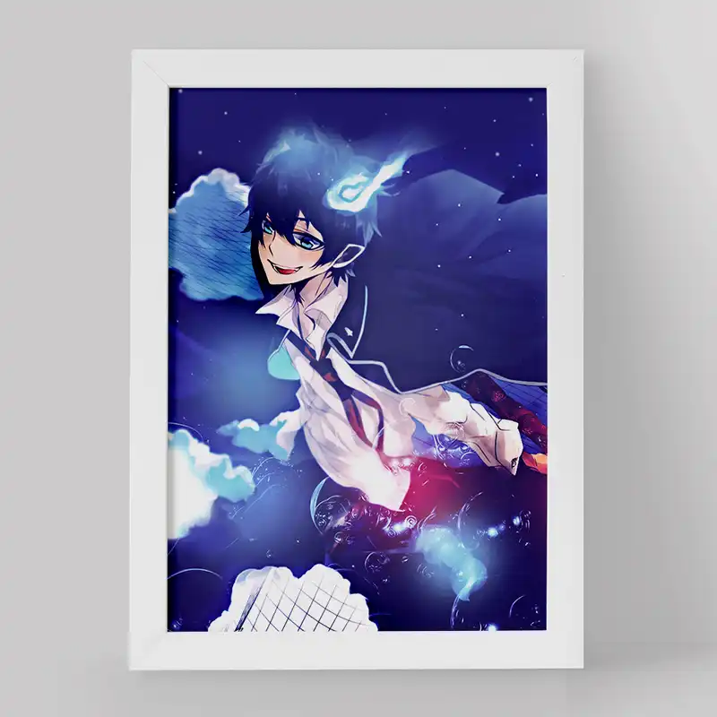 تابلو خندالو مدل رین انیمه جنگیر آبی کد 16390