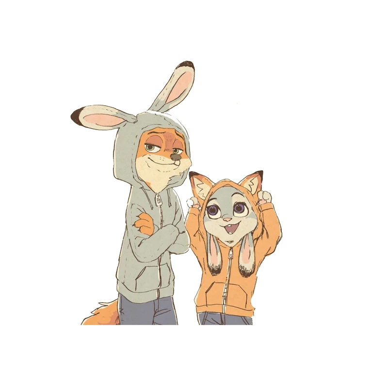 استیکر لپ تاپ و موبایل مدل انیمیشن طرح زوتوپیا Zootopia کد 2928