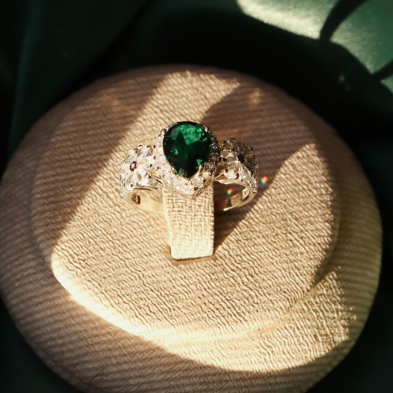 انگشتر نقره زنانه جی تی ای مدل جی نایس کد 106