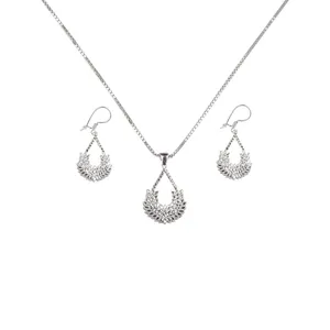 نیم ست نقره زنانه مدل 21909