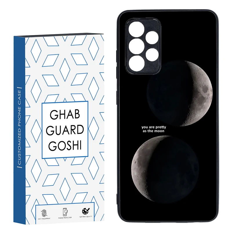 کاور قاب گارد گوشی طرح ماه کد TPU-078 مناسب برای گوشی موبایل سامسونگ Galaxy A52