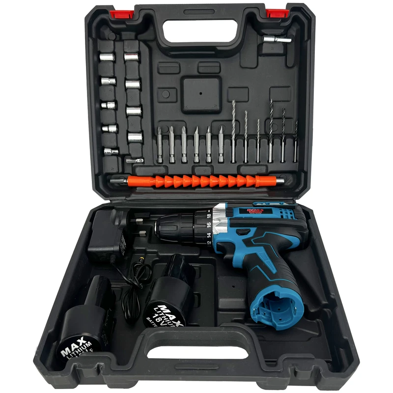 مجموعه 30 عددی دریل پیچ گوشتی شارژی باس مدل BOSS-18V