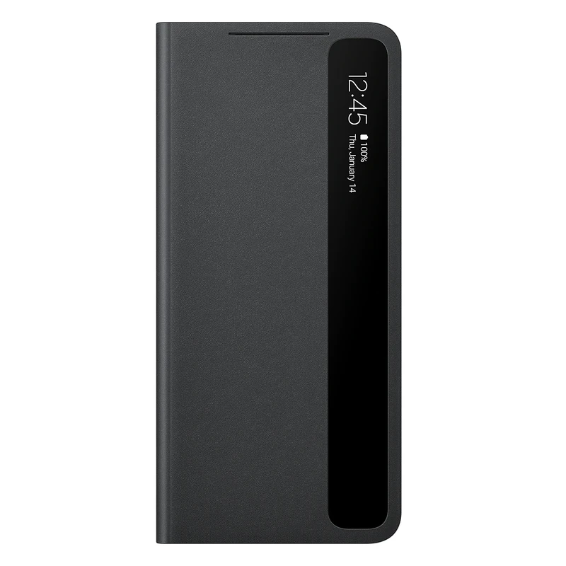 کیف کلاسوری مدل Smart Clear View مناسب برای گوشی موبایل سامسونگ Galaxy S21 Ultra