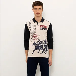 پولوشرت آستین بلند مردانه یو اس پولو مدل 50237036-VR054