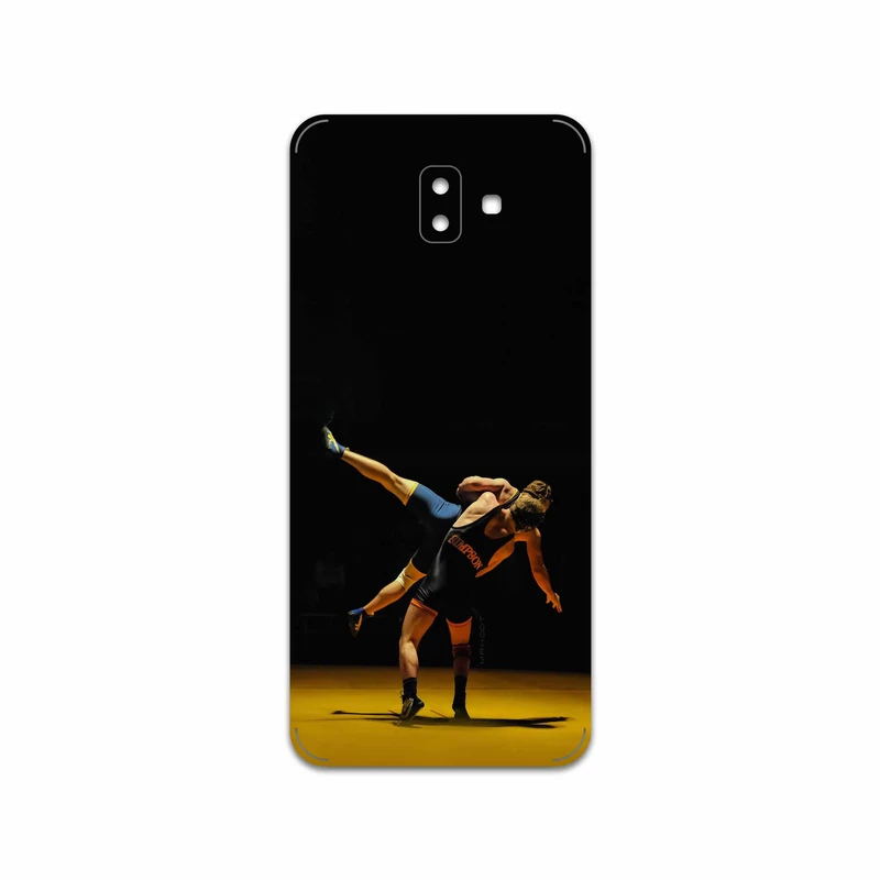 برچسب پوششی ماهوت مدل Wrestling مناسب برای گوشی موبایل سامسونگ Galaxy J6 Plus