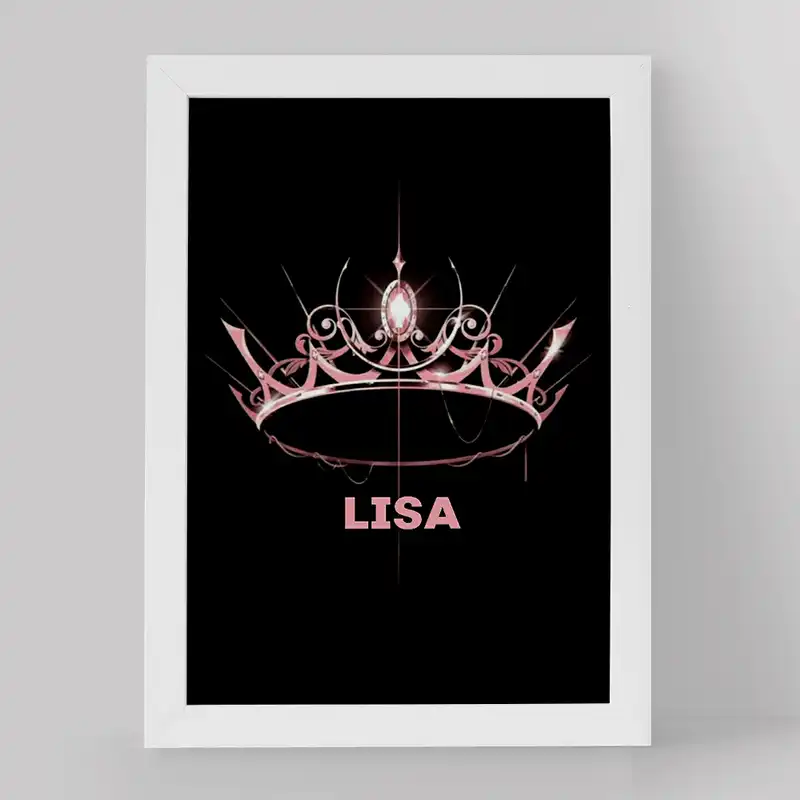 تابلو خندالو مدل لیسا گروه بلک پینک کد 16724