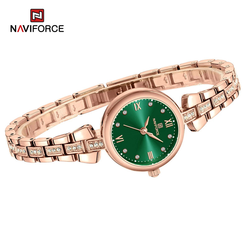 ساعت مچی عقربه ای زنانه نیوی فورس مدل NF5034RGGN