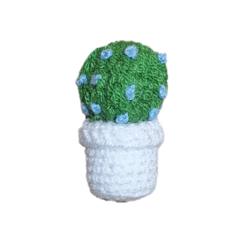 گلدان بافتنی مدل کاکتوس ۱