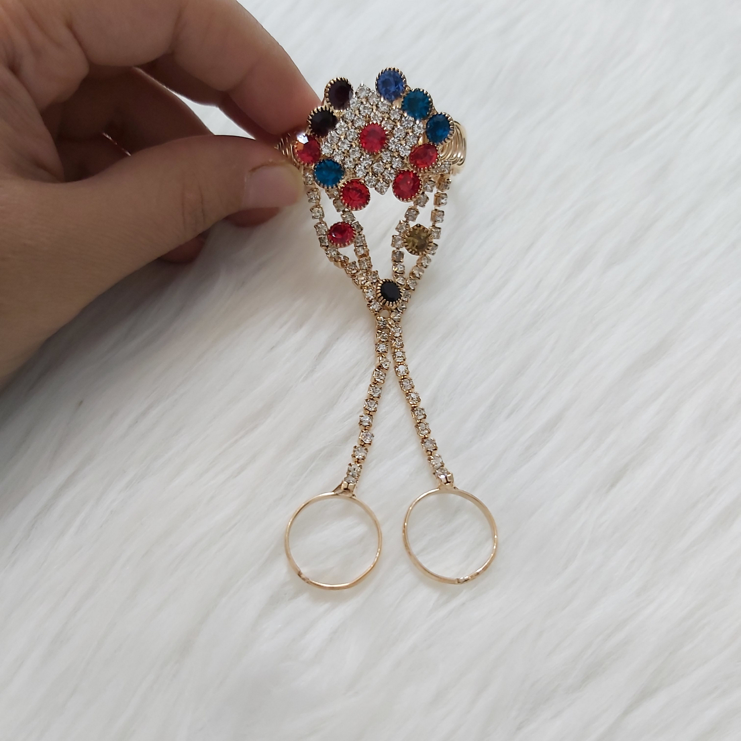 دستبند انگشتری دخترانه مدل تمیمه کد tam113 دستبند انگشتری دخترانه مدل تمیمه کد tam113