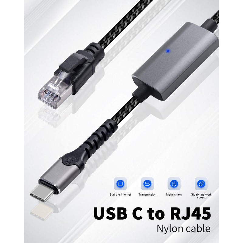 کابل تبدیل RJ45 به USB-C اسمارطور مدل RJ-C