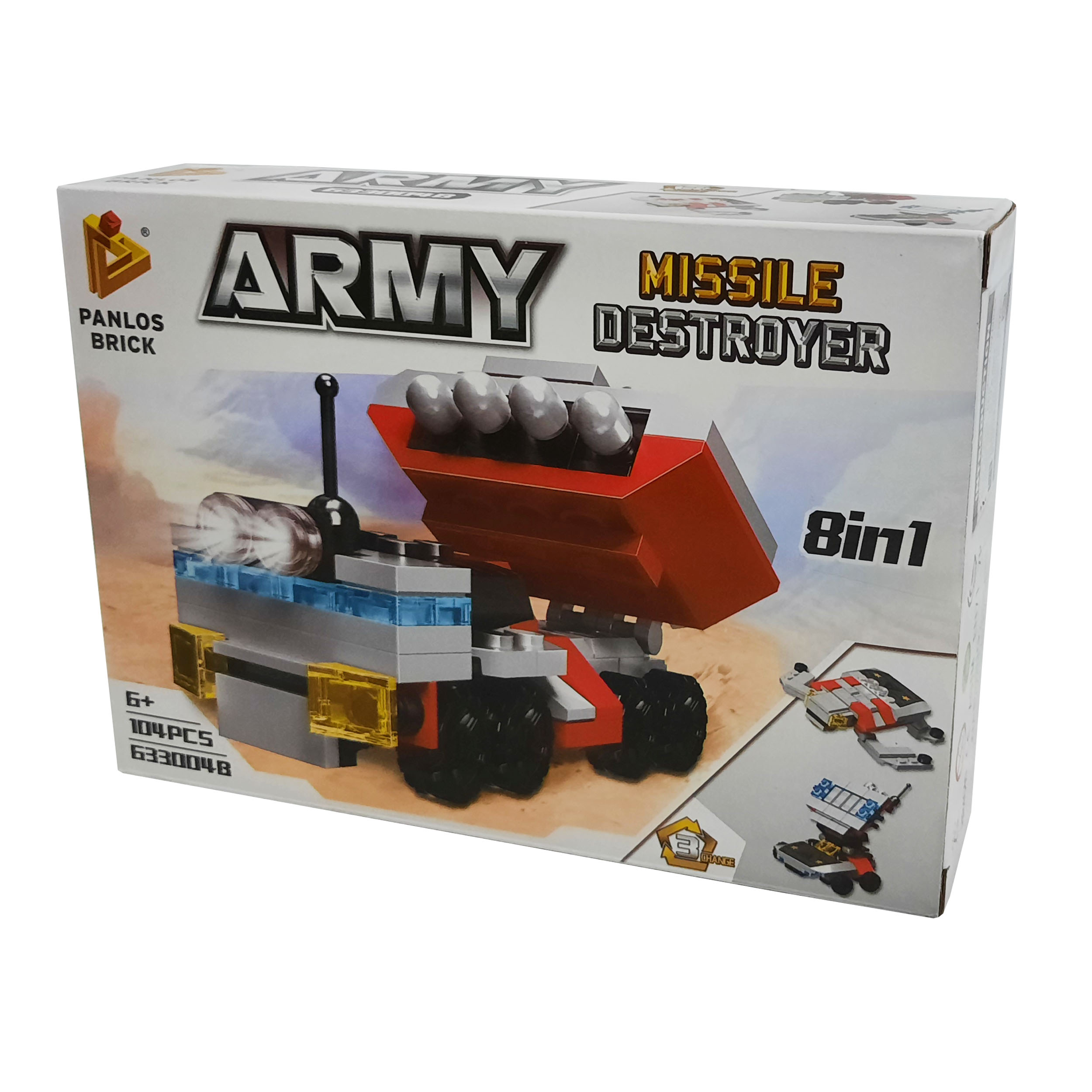 ساختنی پانلوس بریک طرح کامیون راکت انداز مدل ARMY کد 633004B