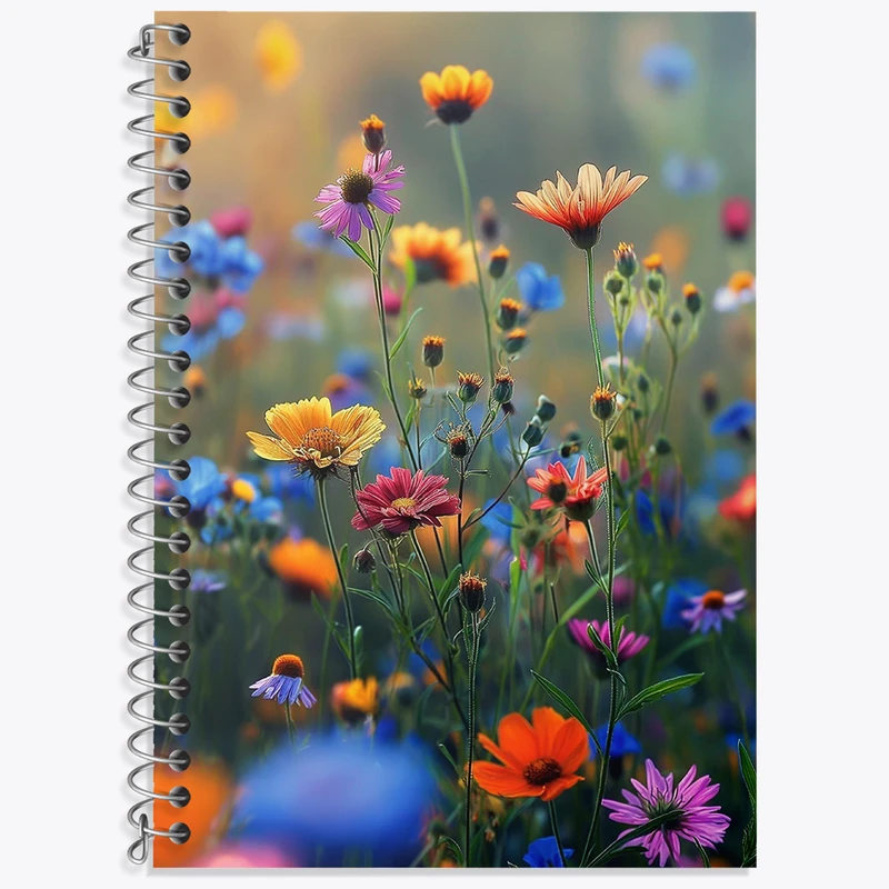 دفتر نت موسیقی 50 برگ خندالو طرح گل گلی کد N2990