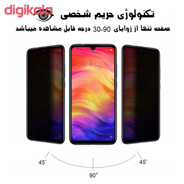 محافظ صفحه نمایش حریم شخصی شیائومی مدل FGG مناسب برای گوشی موبایل شیائومی Poco X3 Pro main 1 3