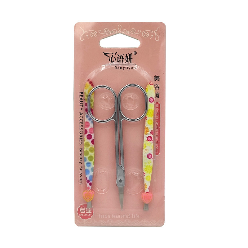 موچین زییویاین مدل گل بسته 2 عددی به همراه قیچی کد mk721 موچین زییویاین مدل گل بسته 2 عددی به همراه قیچی کد mk721