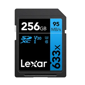 کارت حافظه SDHC لکسار مدل Professional کلاس 10 استاندارد UHS-I U3 سرعت 95MBps ظرفیت 256 گیگابایت