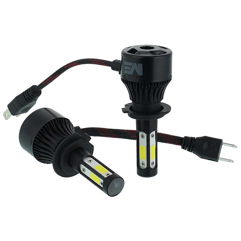 لامپ هدلایت خودرو لنزو مدل چهار طرفه کد H7 بسته دو عددی