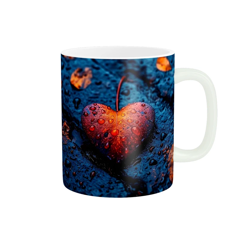 ماگ مدل برگ طرح عشق کد 315