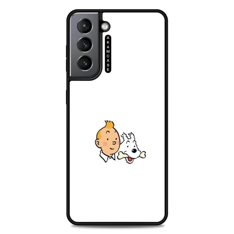 کاور آکام مدل AMC-WSGS21-TINTIN-3 مناسب برای گوشی موبایل سامسونگ Galaxy S21