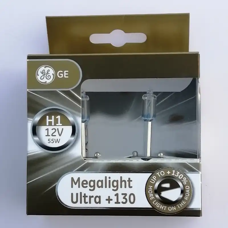 لامپ خودرو جنرال الکتریک مدل H1 +130% بسته 2 عدد