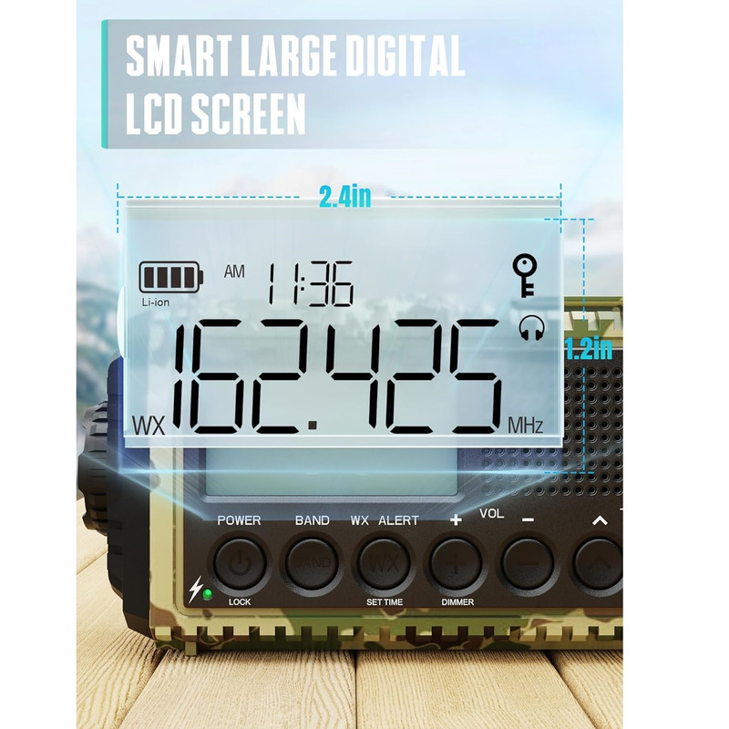 رادیو FM، AM، SW مدل CR-1009 دارای پورت USB