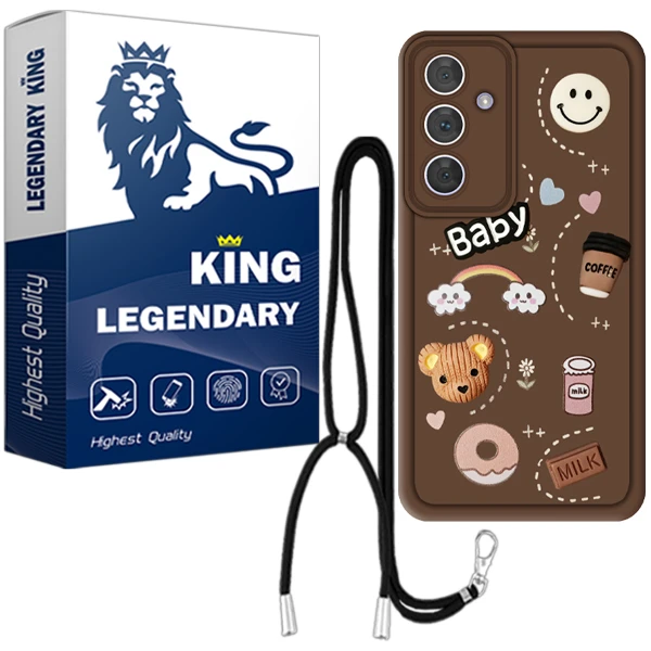 کاور لجندری کینگ مدل -Aviz-Baby-21 مناسب برای گوشی موبایل سامسونگ Galaxy A25 به همراه بندآویز
