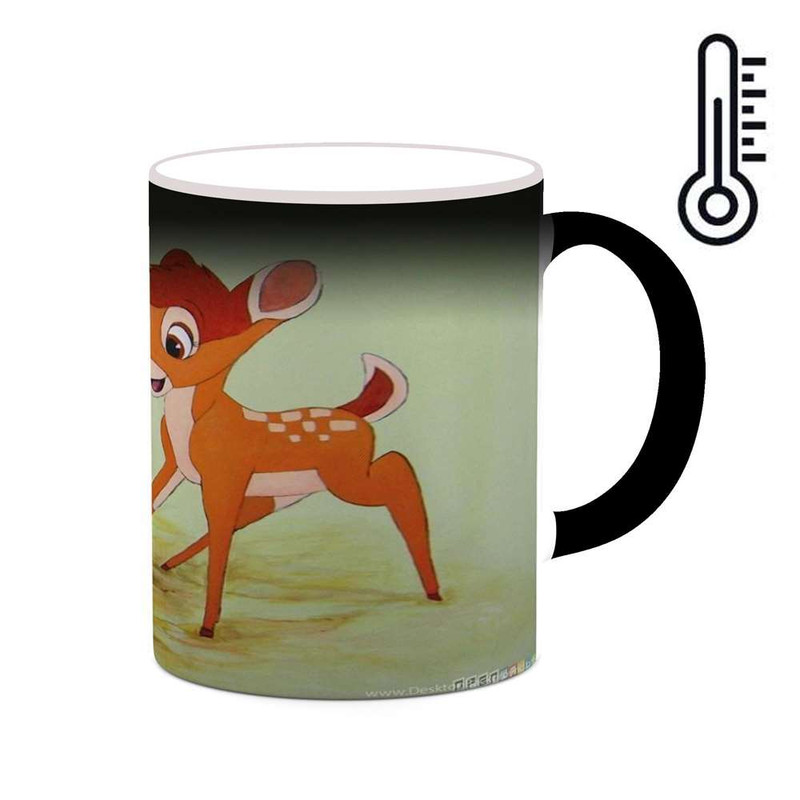 ماگ حرارتی کاکتی مدل کارتون Bambi کد mgh22231