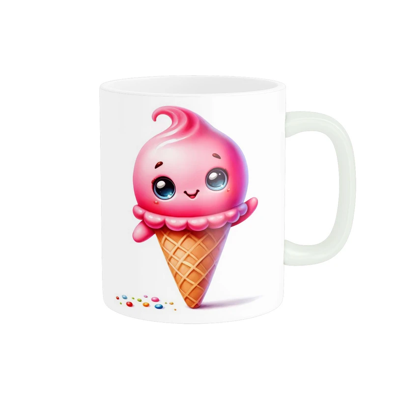 ماگ پاد آفرین مدل بستنی قیفی بامزه کد 305