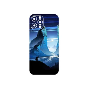 MAHOOT Blue Mountains Digital Art Cover Sticker for Apple iPhone 12 Pro Max