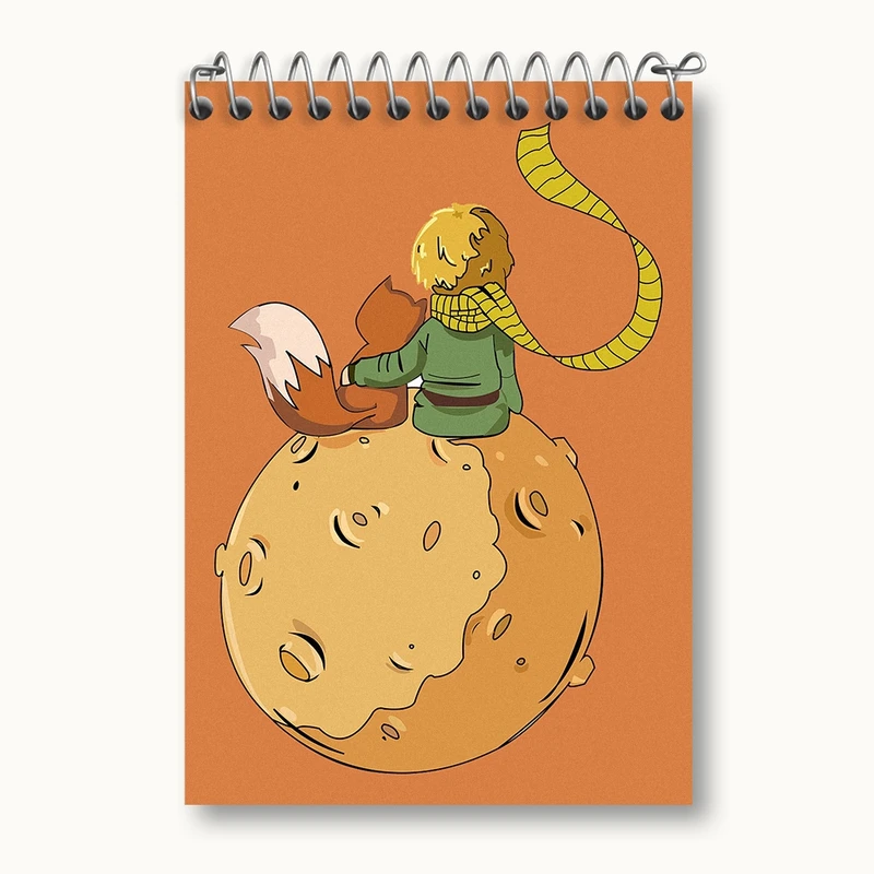 دفتر یادداشت 50 برگ خندالو مدل شازده کوچولو کد N1651