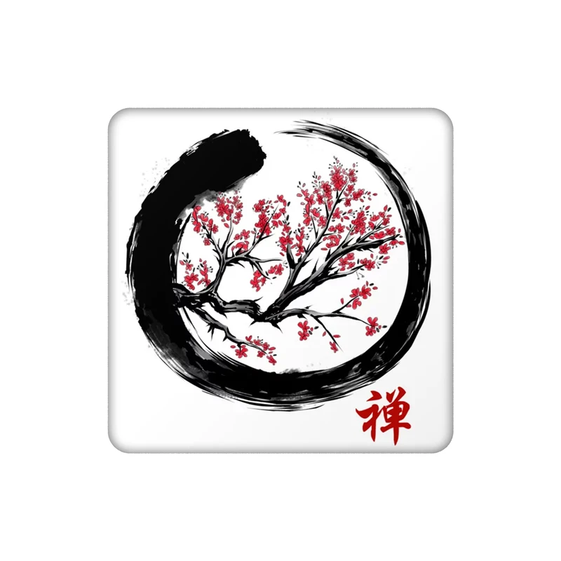 زیر لیوانی طرح شکوفه گیلاس کد    4995417