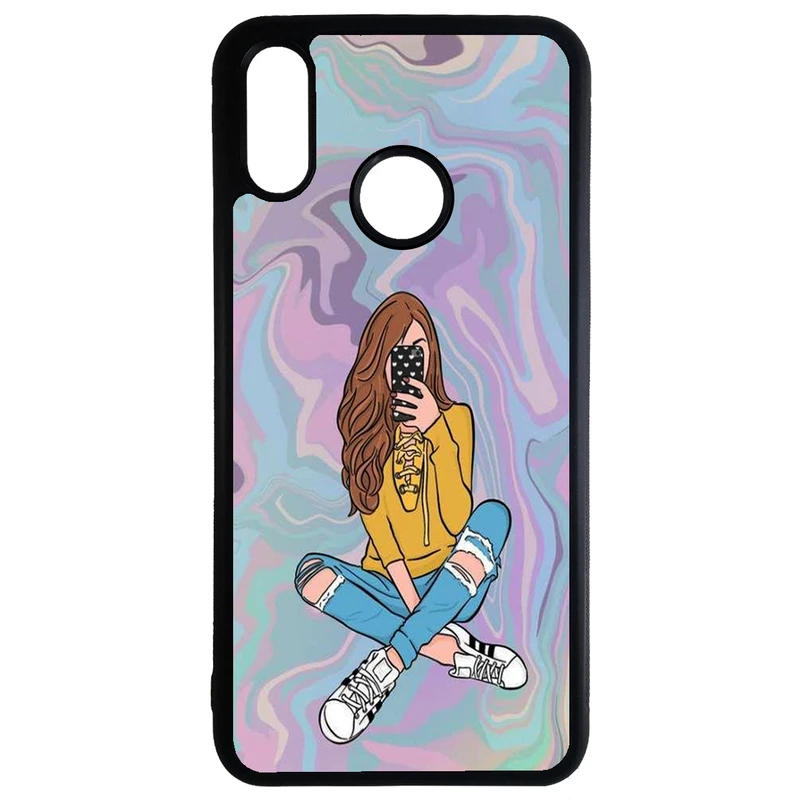 کاور طرح دختر کد 1146 مناسب برای گوشی موبایل هوآوی p30 lite
