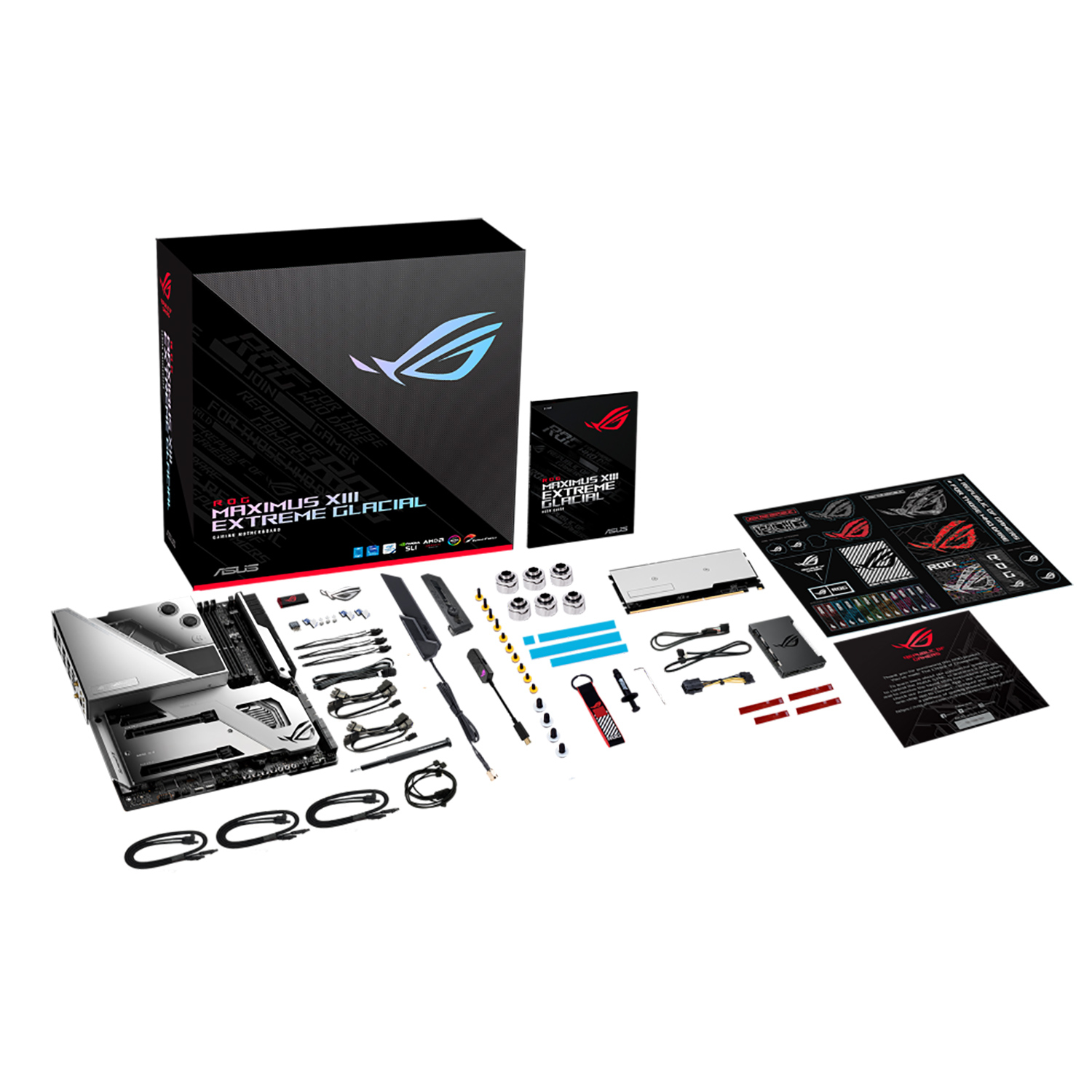 asus rog maximus xiii extreme glacial eatx lga1200 motherboard