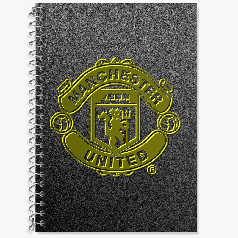 دفتر زبان 50 برگ خندالو مدل سه خط طرح باشگاه منچستر یونایتد کد 26499