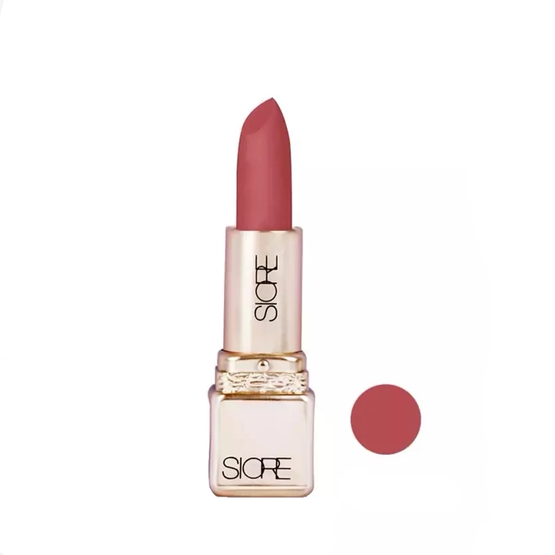 رژ لب جامد مخملی سیوره مدل S14 رنگ آجری شماره 14