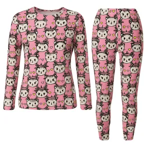 ست تی‌شرت آستین بلند و شلوار راحتی زنانه مدل آوید کد 125