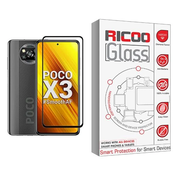 محافظ صفحه نمایش ریکو مدل Ricoo Glass MIX001 مناسب برای گوشی موبایل شیائومی Poco X3