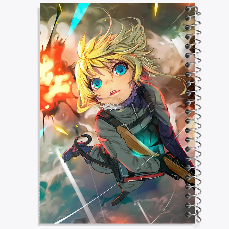 دفتر مشق 100 برگ خندالو طرح تانیا یوجو سنکی کد 34640