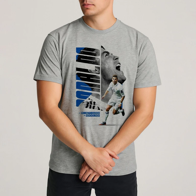 تی‌شرت آستین کوتاه مردانه مدل رونالدو کد A284