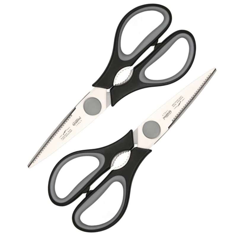 قیچی آشپزخانه جی فی نی مدل K02 مجموعه 2 عددی قیچی آشپزخانه جی فی نی مدل K02 مجموعه 2 عددی