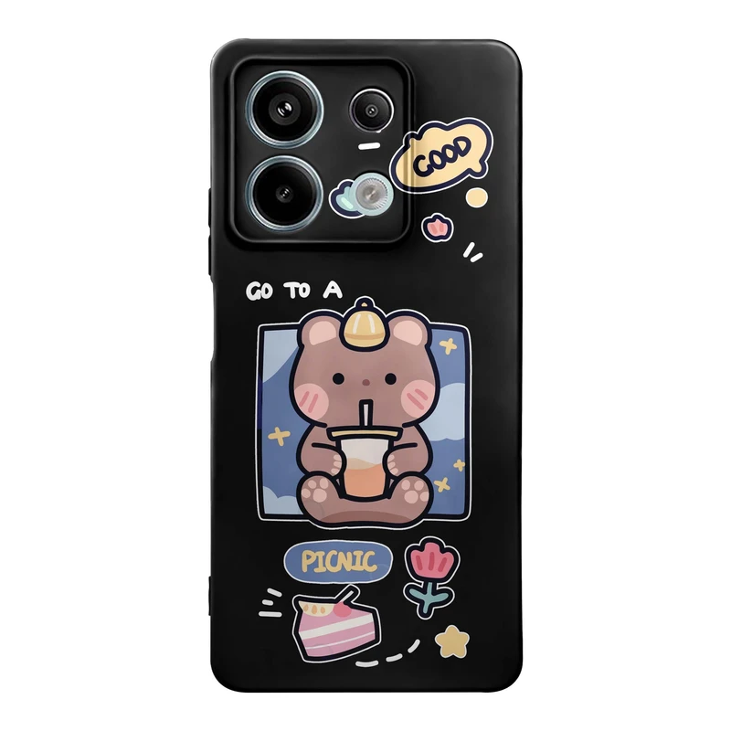 کاور قاب گارد طرح خرس شکمو کد m10930 مناسب برای گوشی موبایل شیائومی Redmi Note 13 5G