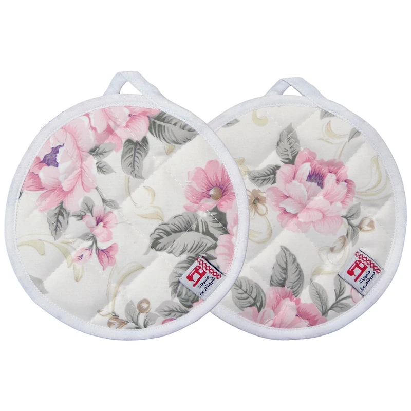 دستگیره منسوجات خسروشاهی برتر مدل  گرد کد DGM201 بسته 2 عددی